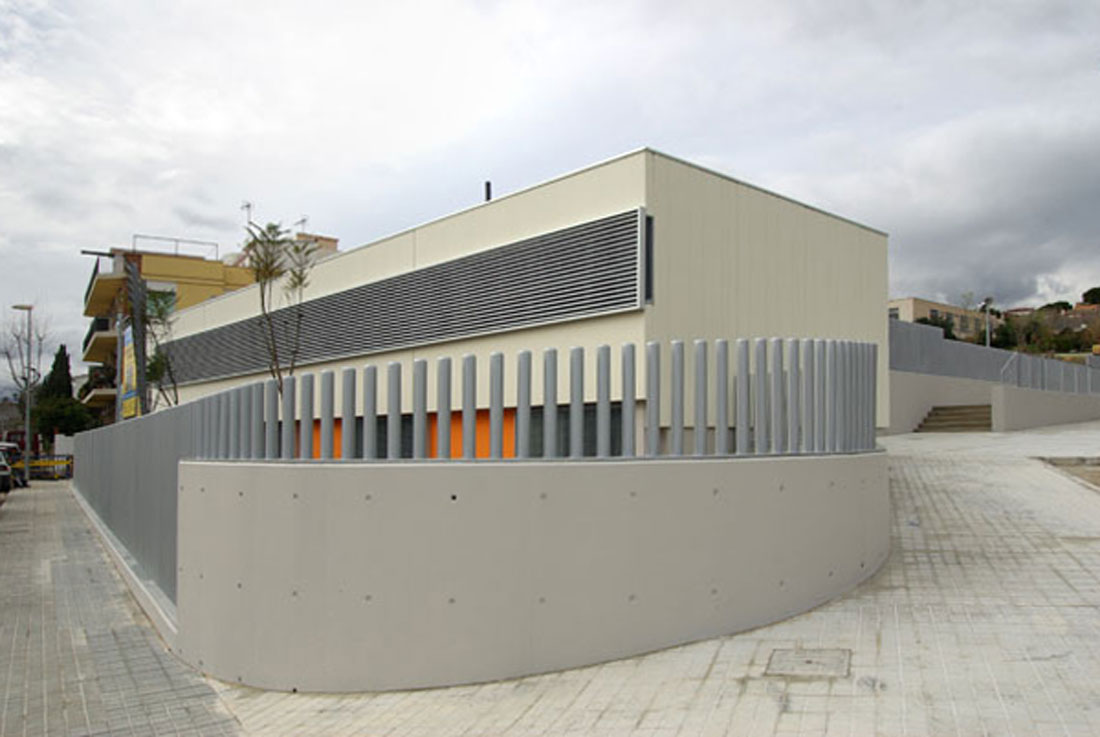Guarderia Masnou edificación hormigón prefabricado Roansa