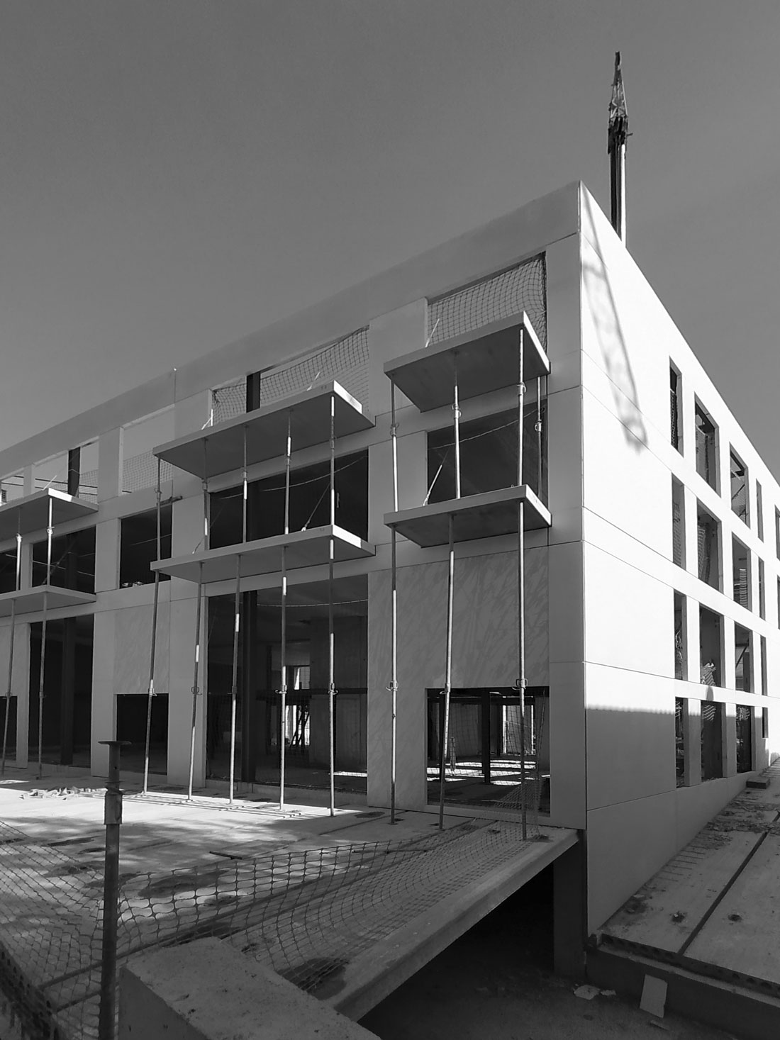 Centro Innovación formación ocupación Sant Andreu edificación hormigón prefabricado Roansa