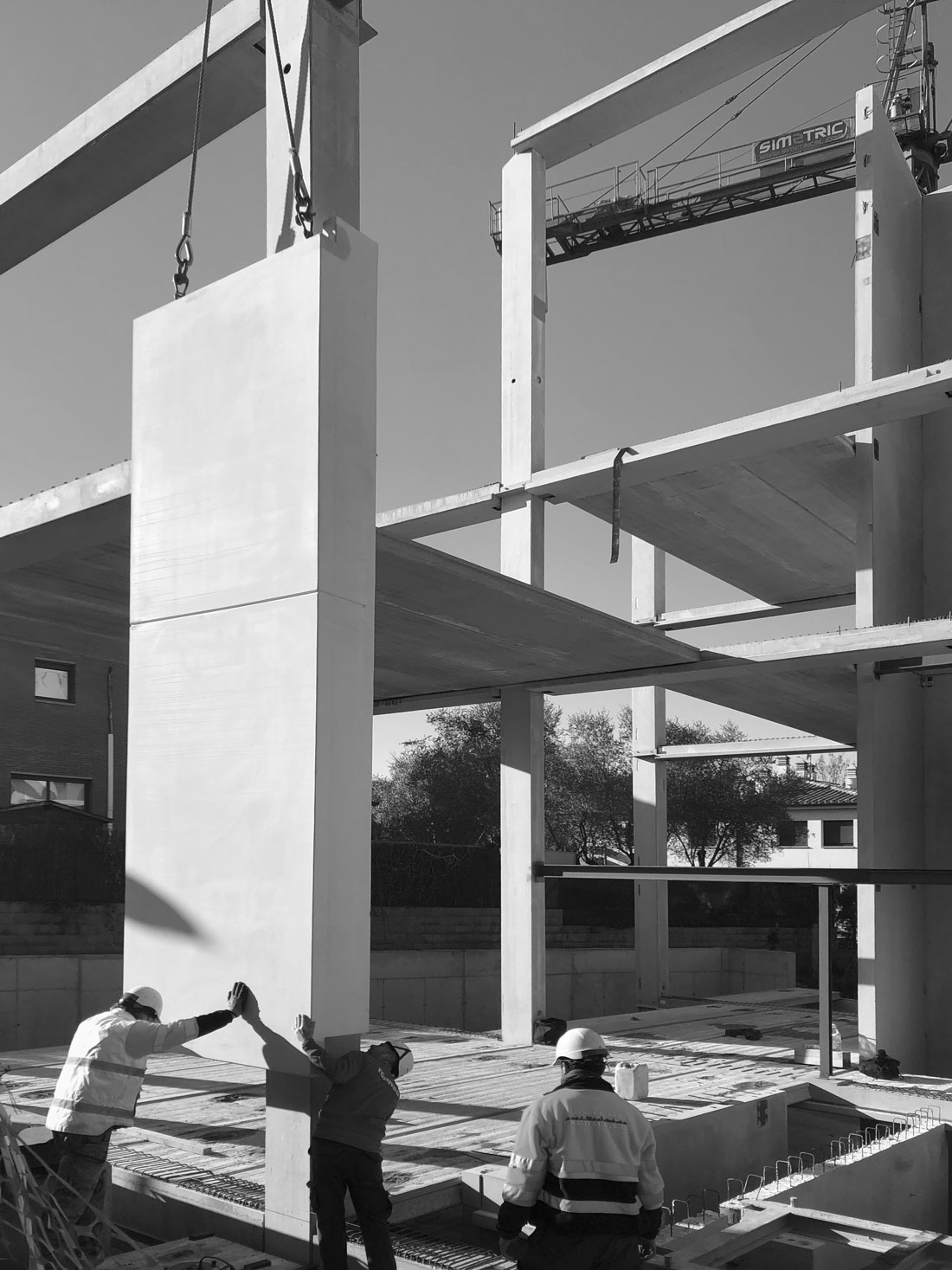 Centro Innovación formación ocupación Sant Andreu edificación hormigón prefabricado Roansa